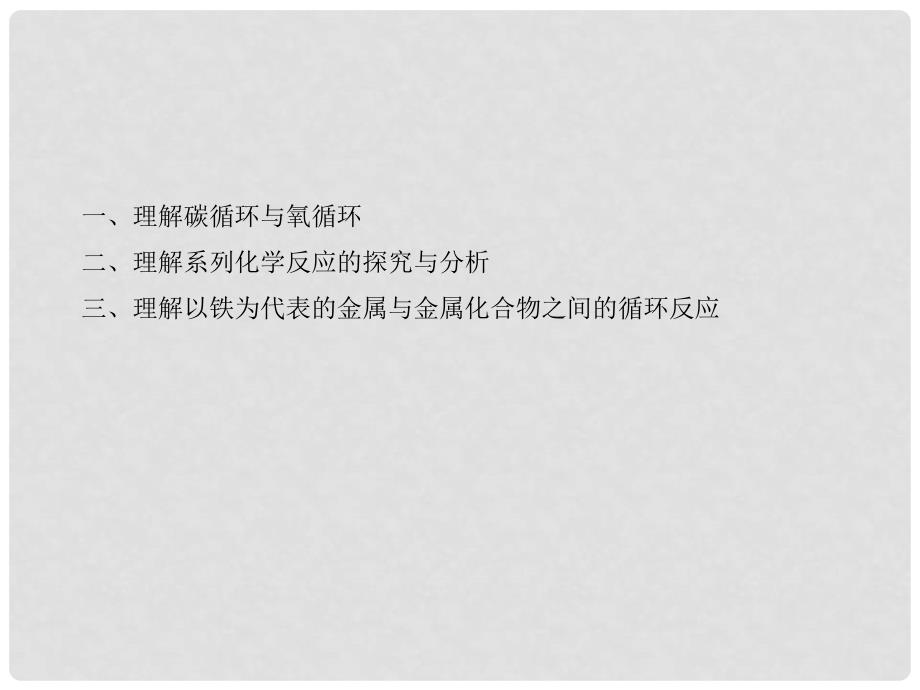 中考科学总复习 满分策略 第36讲 化学循环反应专题课件_第3页