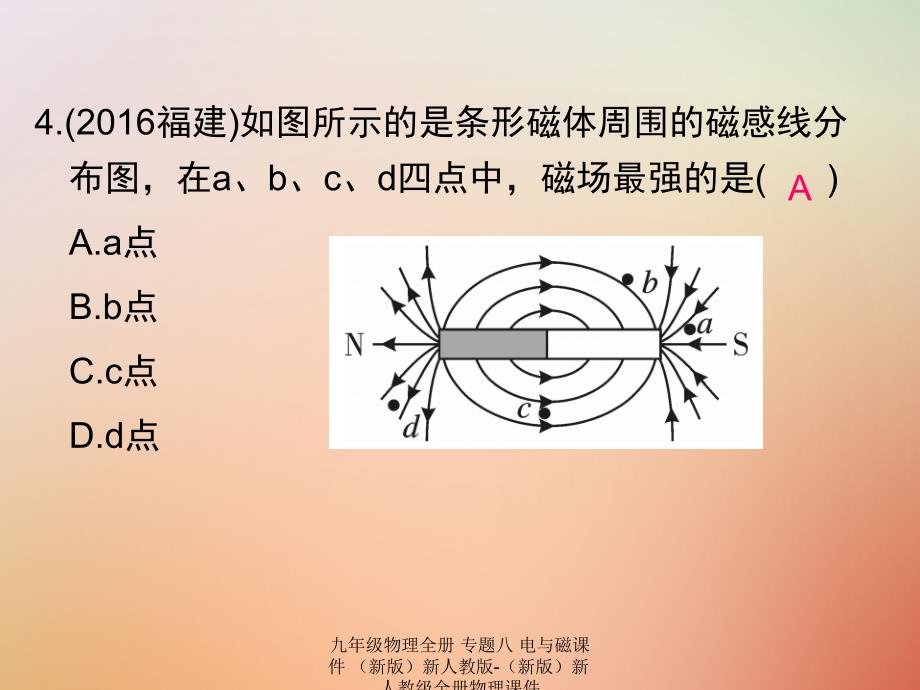 最新九年级物理全册专题八电与磁课件新版新人教版新版新人教级全册物理课件_第4页