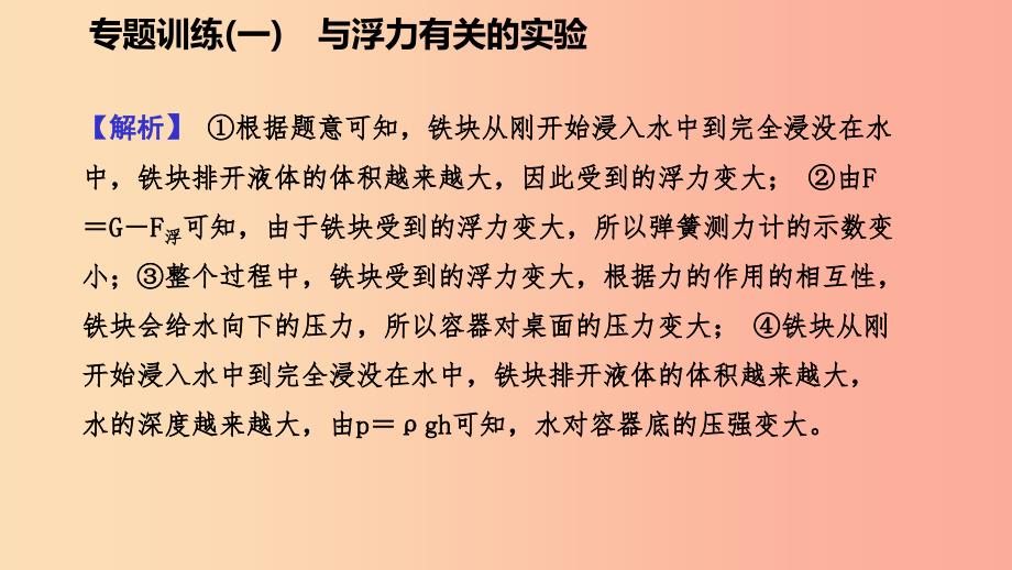 八年级科学上册第1章水和水的溶液专题训练一与浮力有关的实验课件新版浙教版.ppt_第4页