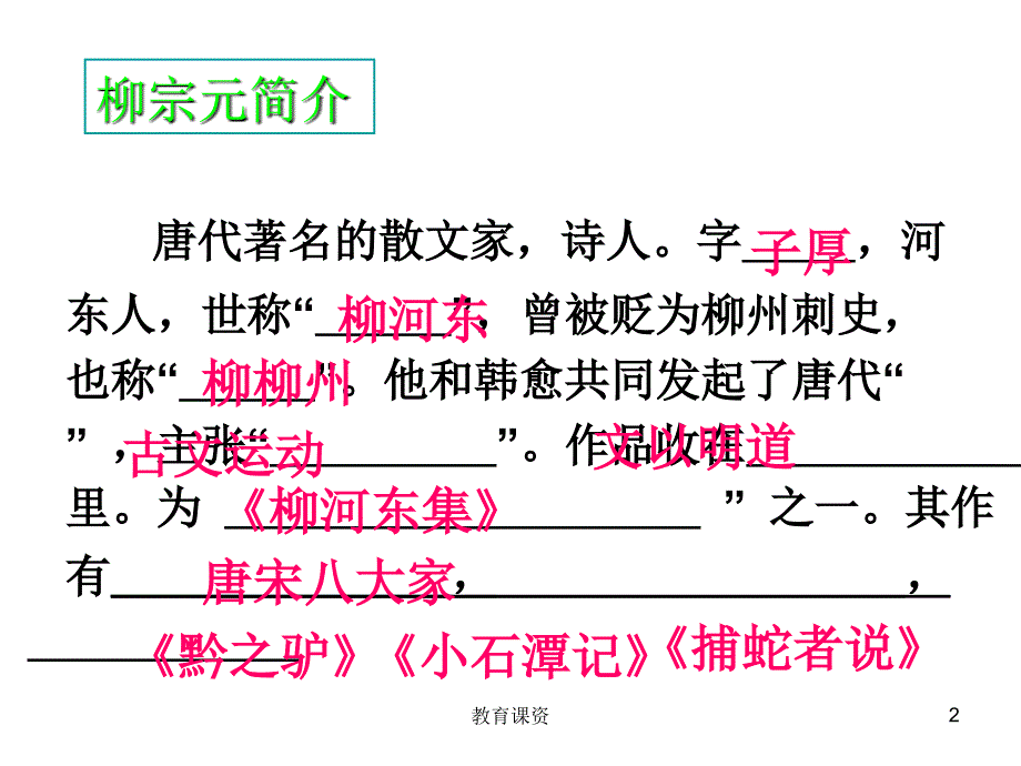 种树郭橐驼传（优课细讲）_第2页