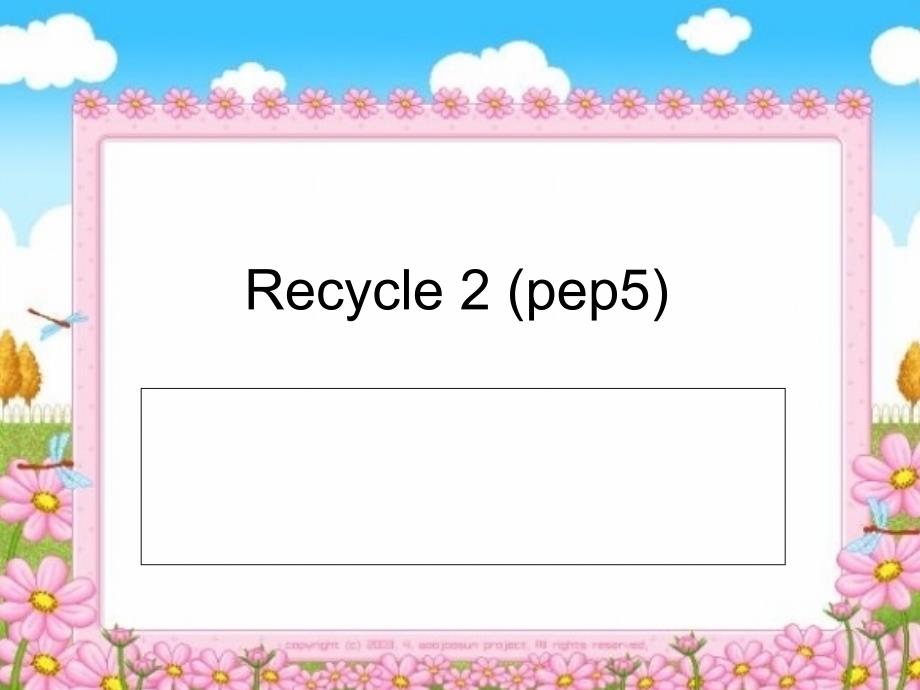 小学PEP英语五年级上册Recycle 2 课件_第1页