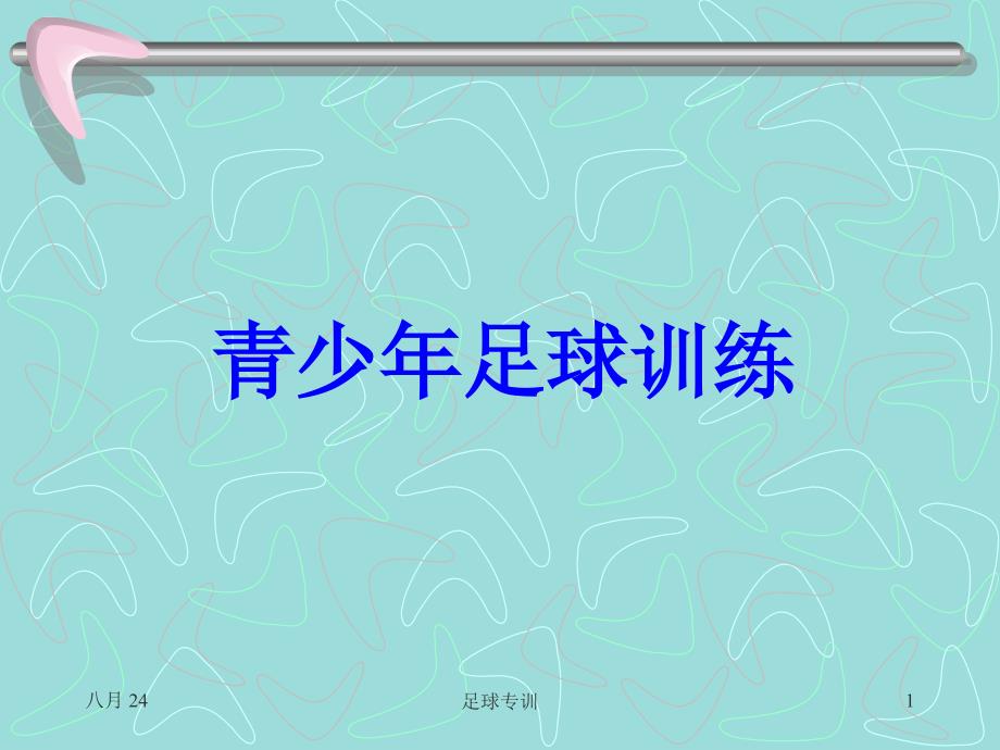 青少年足球训练方法ppt课件.ppt_第1页