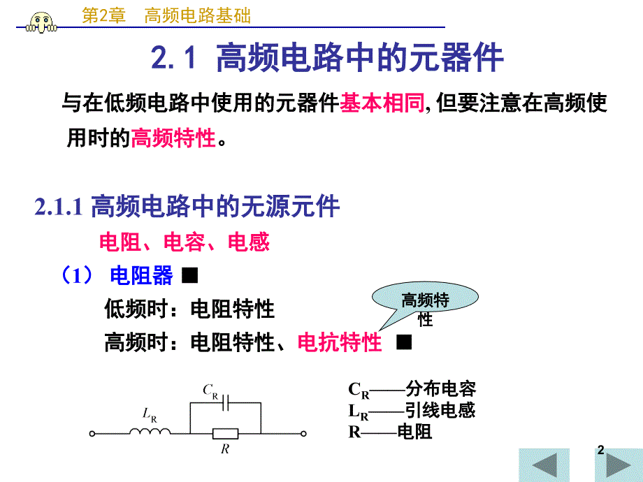 高频电路高频电路基础PPT精品文档_第2页