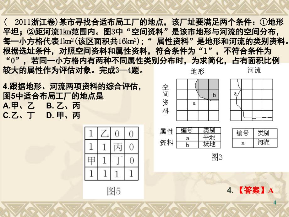 高二地理必修三习题1.2节PPT课件_第4页