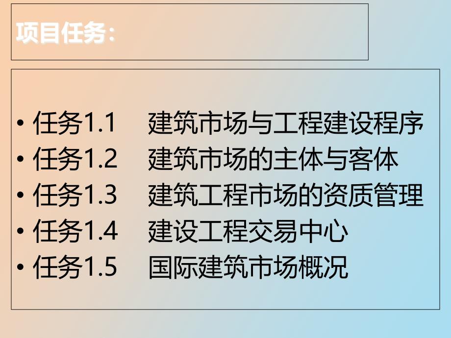 建筑工程招投标与合同管理项目一建筑市场_第3页