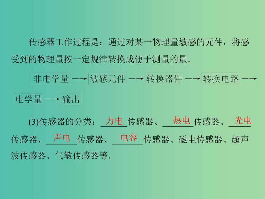 高考物理一轮总复习 专题十 实验十一 传感器的简单使用课件 新人教版.ppt_第4页