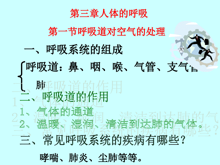 七年级生物下册：第四单元第三章第一节呼吸道对空气的处理7课件 人教版_第1页