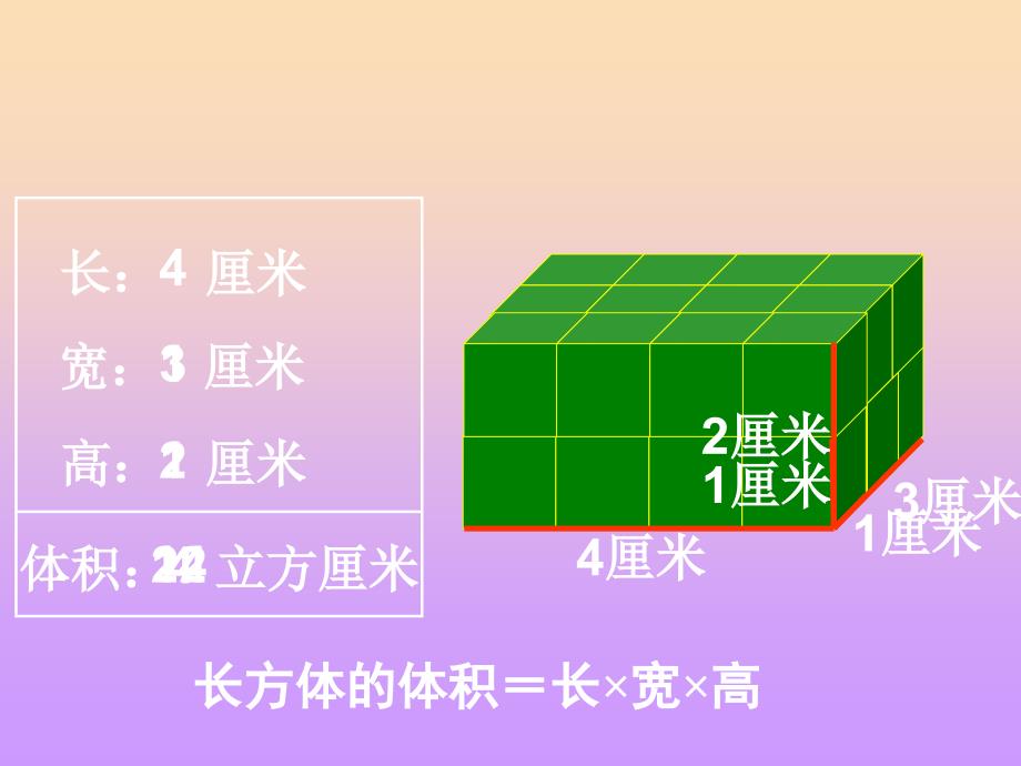 五年级数学下册 长方体和正方体的体积计算课件（3） 西师大版_第3页