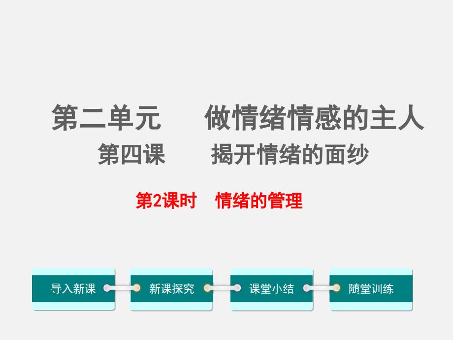 4.2情绪的管理课件_第1页