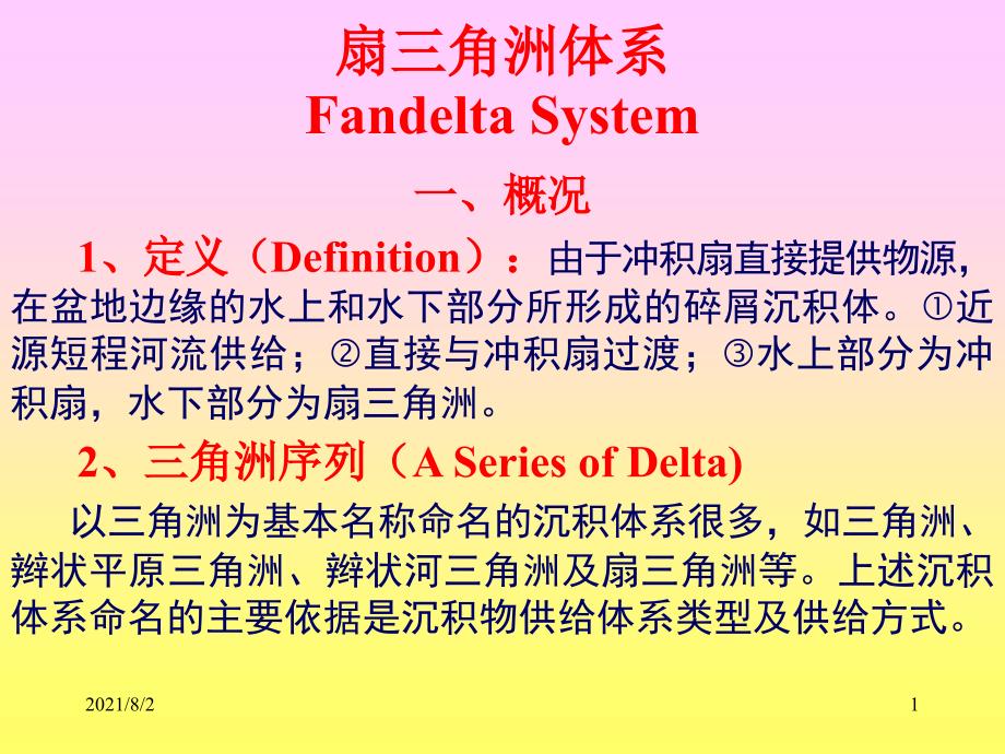 第六章扇三角洲体系_第1页