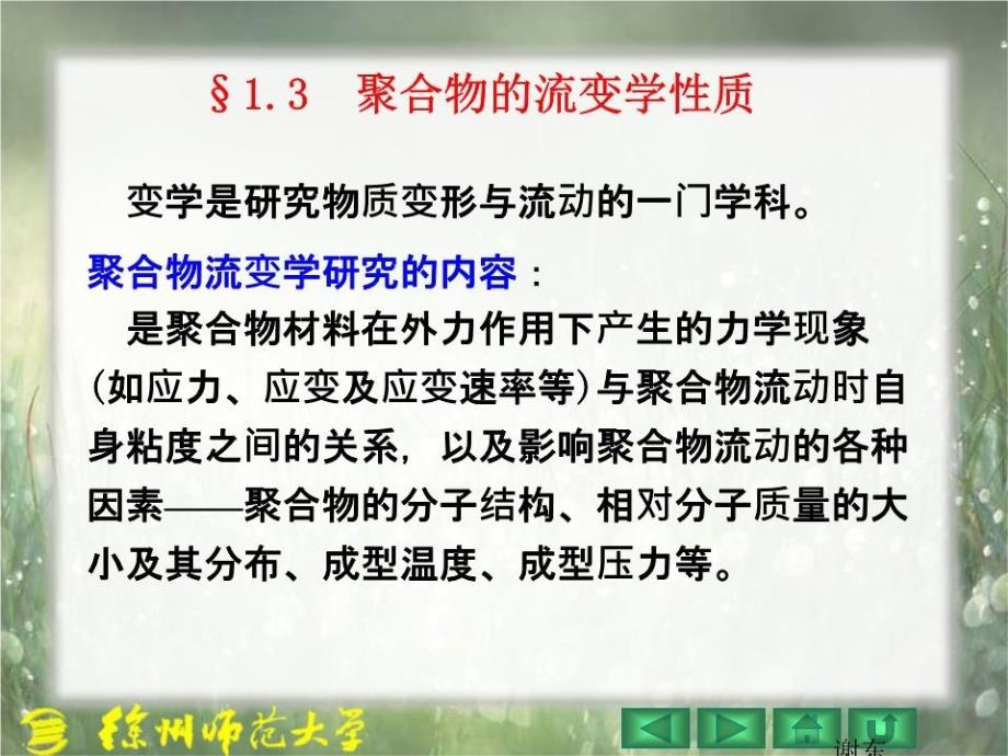 聚合物的流变学性质.ppt_第1页