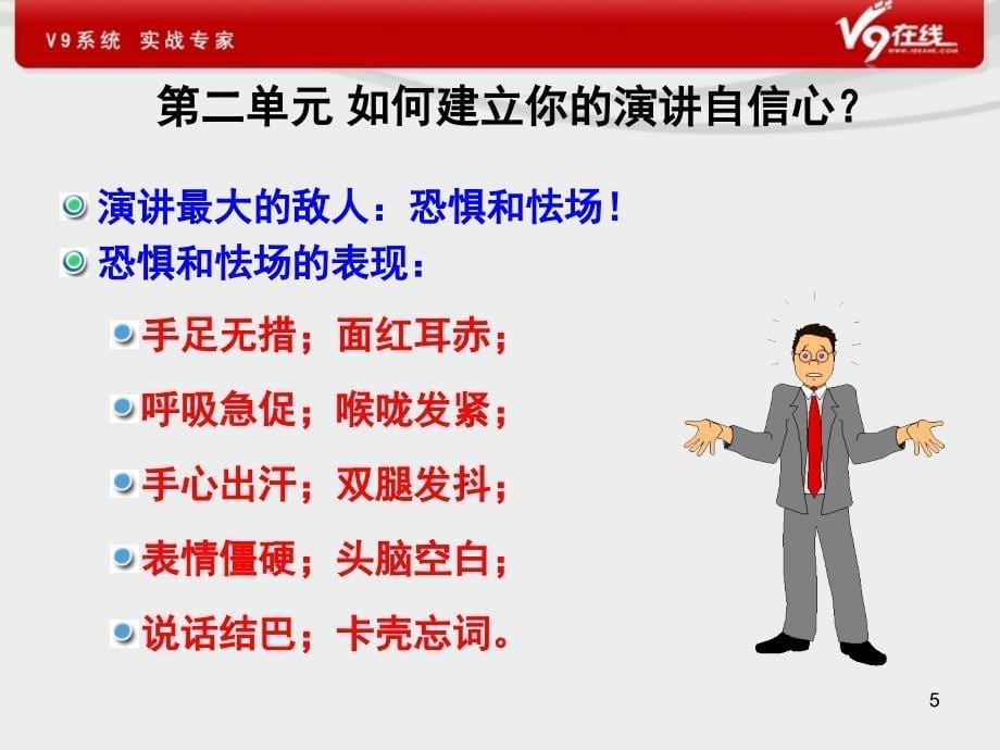 演讲技巧培训ppt课件_第5页