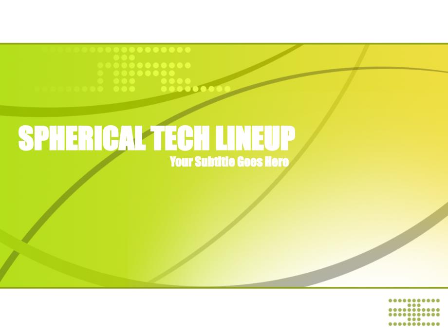 抽象精品ppt模板sphericaltechlineup032_第1页