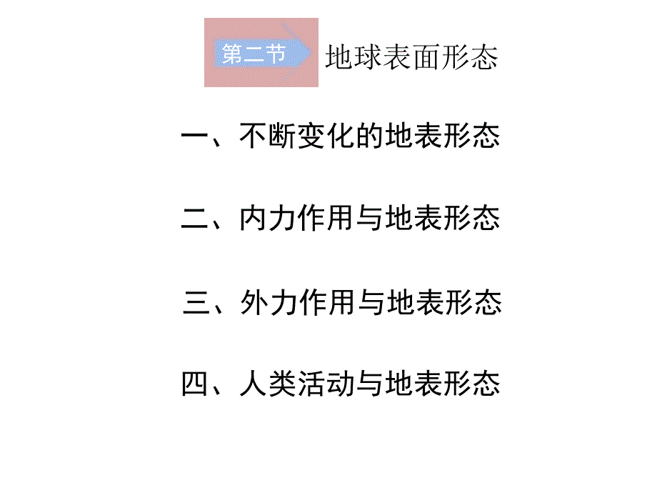 地球的表面形态PowerPoint演示文稿_第2页