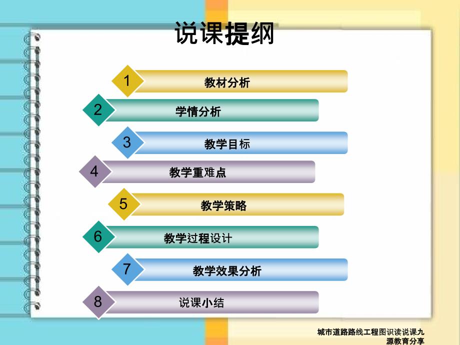 城市道路路线工程图识读说课九源教育分享_第2页