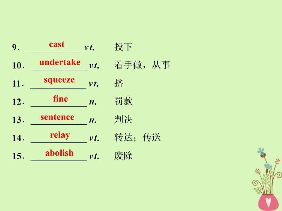 2019届高考英语一轮复习 Unit 24 Society课件 北师大版选修8_第5页