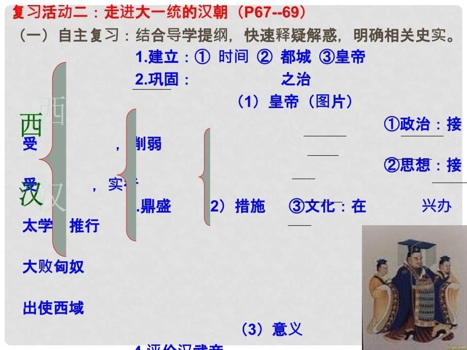 人教版中考历史复习课件：第2讲秦汉时期_第5页