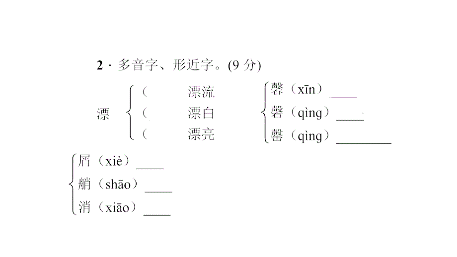 九年级语文下册 第一单元 1《家》习题课件 （新版）语文版_第2页