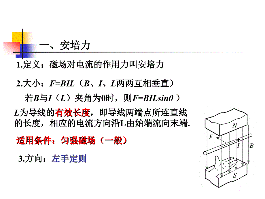 第2课时安培力磁电式仪表_第2页