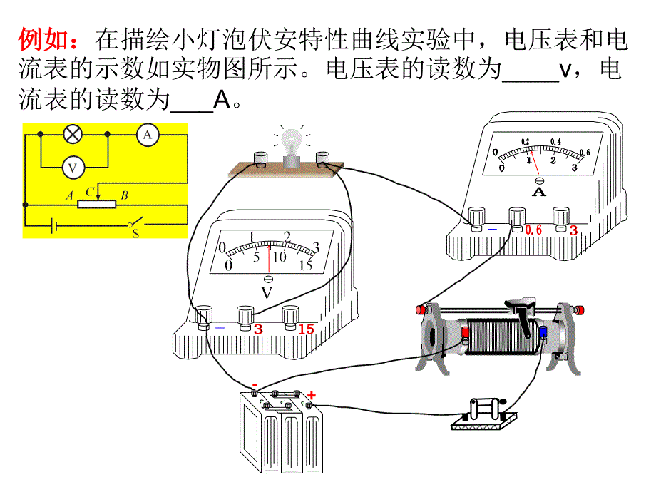 高二物理电压表和电流表的误差及读数_第3页