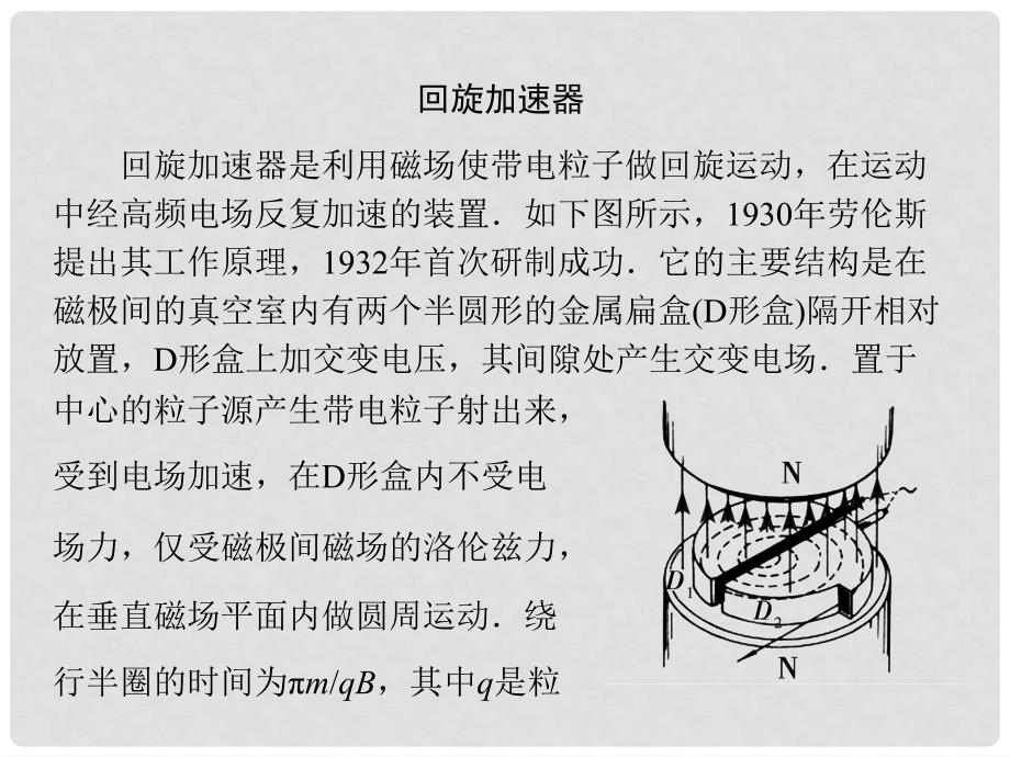 高中物理 2.4 磁场对运动电荷的作用同步辅导与检测课件 新人教版选修11_第3页