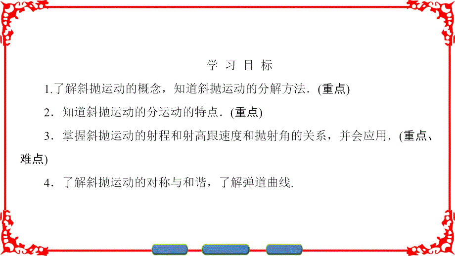 沪科版物理必修2课件第1章1.3研究斜抛运动_第2页